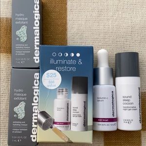 Dermalogica illuminate and restore and samples